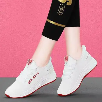 Naiste kingad hingav töötab spordijalatsid õpilane trend õpilane naiste korea kingad, vabaaja jalanõud