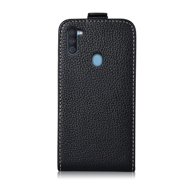 Flip Case For Samsung Galaxy M11 Kate Galaxy M11 Armas Nahast Telefoni Kott Plain puhul Samsung M11 M 11 Kohtuasi
