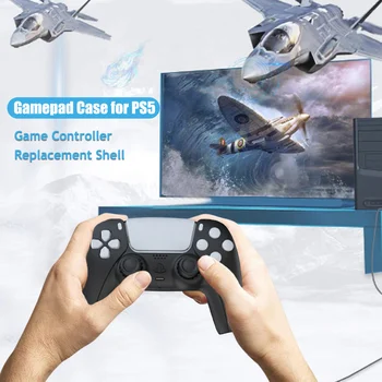 Nahk, Koorega Juhul Katte Asendamine PS5 Konsooli Mängu Mängimine Töötleja Gamepad Kaitsva Katte Sony PS5 Käepide Juhtnuppu