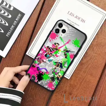 Naljakas värv Mängu Splatoon armas Telefon Case for iPhone 11 12 pro XS MAX 8 7 6 6S Pluss X 5S SE 2020 XR Pehme silikoon