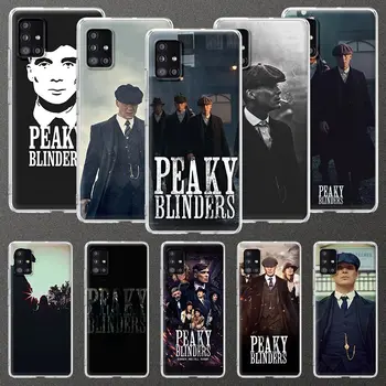 Peaky Silmaklapid Case For Samsung Galaxy A51 A71 A41 A42 5G A21 A31 A01 M51 M21 M11 Selge Pehme Telefoni Coque Kest