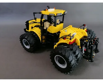 Legoins tehnoloogia ehitusplokk, kes-30383 challenger mt965e 8 kaugjuhtimispuldi traktori engineering sõiduki assamblee mänguasi poiss kingitus