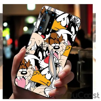 Cartoon Jänes Hundi koer Telefoni puhul Huawei P20 P30 P20Pro P20Lite P30Lite 10 P Smart 2019 pluss P10Lite P40 Pro lite P40