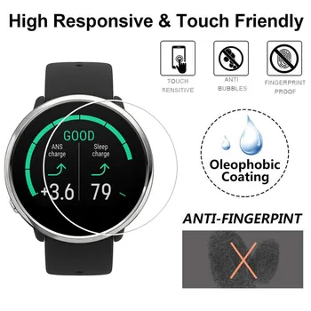 Smart Tarvikud Smartwatch kaitsekile 1TK Anti-fingerprint Film Karastatud Klaasist Ekraan Kaitsja Polari SÜÜDATA Smart Vaadata