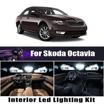 Näiteks Skoda Octavia MK1 MK2 MK3 1 2 3 Sedaan, Combi 1996-2018 Sõiduki LED Interior Light Kit Canbus Auto Valgustus Tarvikud