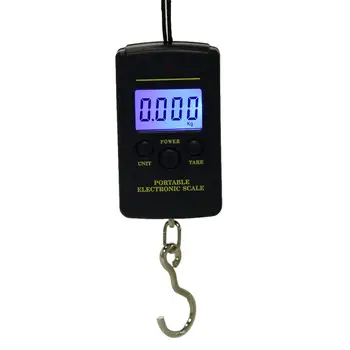 Portable LED 40kg/10g Elektroonilise Rippuvad Kalapüügi Digitaalne Taskusse Konks Skaala