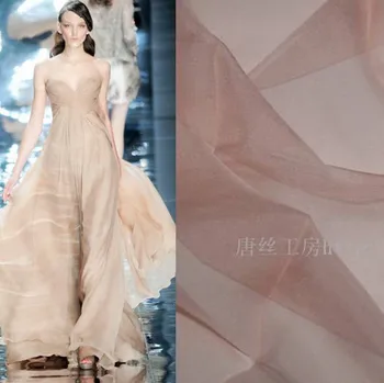 Hulgi-siidist kangast Super kvaliteet populaarne silk ametliku sifonki kleit leugth elegantne siidist kangast kleit