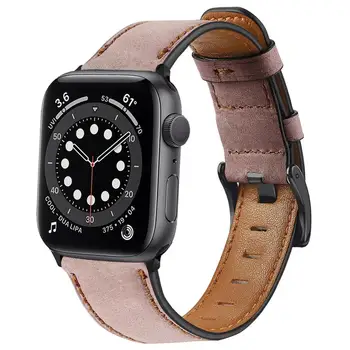 Retro Tõeline Nahast Rihm apple kella 6-SE 5 4 3 42mm 38mm randme watchband käevõru applwatch Apple watch 6 esiliistu 40mm 44mm