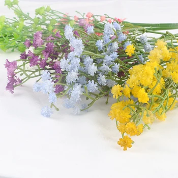 1tk Gypsophila Õie Lill Võltsitud Silk Pulmas Kimp Home Decor tehislilled DIY Lille Kimbud Plastikust Lilled
