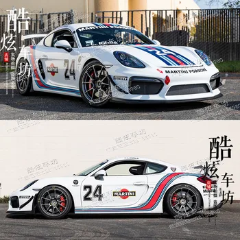 Auto kleepsud Porsche 911 GT4 keha välimus isikliku kohandatud mood racing decal film