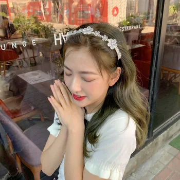 Super muinasjutt tüdruk, juuksed bänd Lõuna-Korea magus tootmise lõpetamise lill hairhoop minema peapael õhuke serv vajutage juuksed tarvikud