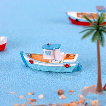 Mere Meremiili Loominguline Purjekas Mode Tuba Decor Kujukeste Miniatuuri Vahemere Stiilis Laeva Väike paat, ornamendid