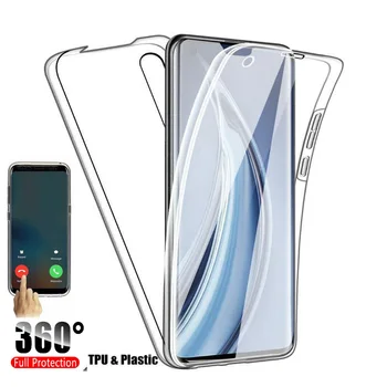 360 kogu Keha Topelt Kaitsva Telefon Case For iPhone 12 promax 11Pro Max X-XR, XS 7 8 6 6S Pluss SE2 Pehme Selge PC puhul