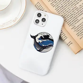 Armas blue whale killer vaala cartoon Telefoni Juhul Candy Värvi iPhone 6 6S 7 8 11 12 XS X SE 2020 XR mini pro Plus MAX funda