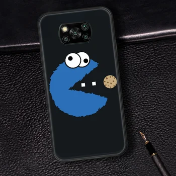Sesame Street Cookie Monster Armas Telefoni Juhul Katta Kere Xiaomi Mi A2 A3 8 9 SE 9T 10 10T Lite Ultra Pro Poco X3 must