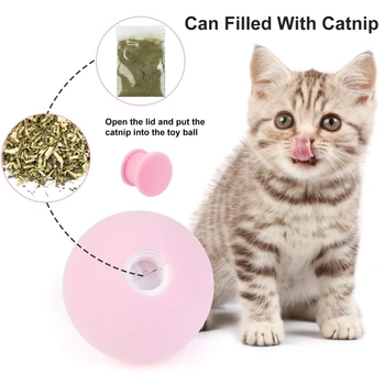 Kass Interaktiivsed Mänguasjad, Lemmikloomatarbed Smart Touch Punktis Putukate Kutsudes Mänguasjad Catnip Mänguasjad Gravity Ball Kassid Kitty Kitty