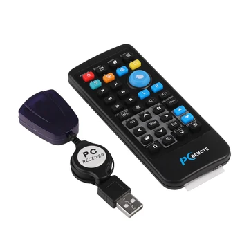 PC Remote Control Traadita USB-arvuti pult Traadita Sülearvuti 6 Multimedia Hot Keys 3 Hiirt, nooleklahve