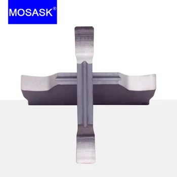 MOSASK 10PC MGGN Sooni lõiketerad Roostevabast Terasest Treipingi CNC Vaht Volfram metallitööd Lõikur Karbiid Lisab