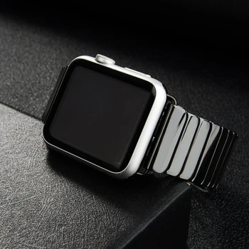 Keraamiline Rihm Apple Watch Band 44 mm 40mm 42mm 38mm Roostevabast terasest iwatch käevõru Apple watch seeria 5 4 3 42 44mm