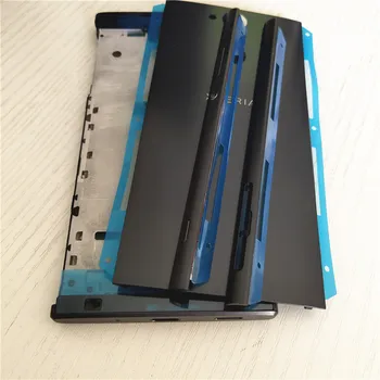 Sony Xperia XA2 H4133 H4131 H4132 Täis Eluaseme Keskmine Esi Raam Raam + Pool Raudtee Triipu Küljel Nupud