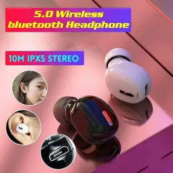Mini-Kõrva 5.0 Bluetooth Kõrvaklapid Hifi Wireless Headset Koos Mic Sport Earbuds Stereo Traadita Kõrvaklappide Jaoks Kõik Telefonid