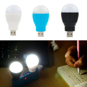 Uusim Mini USB LED lamp Kaasaskantav 5V 5W Energiasäästu Palli Lamp Sülearvuti USB Pesa REME889