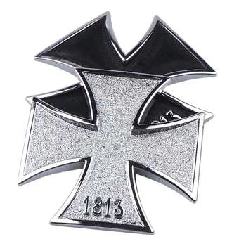 3D-Kroomitud Metallist, Saksamaa 1813 Malta Alusel Sümbol Medal Risti Embleemi Mootorratta Car Styling Pääsme Kleebised Decal Auto Tarvikud