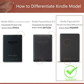 Magnet Smart Case for Amazon Kindle Paperwhite 4 Coque Ultra Slim eReader Kaas Kindle Paperwhite4 Auto Wake/Sleep