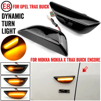 2tk Dünaamiline LED POOL INDIKAATOR suunatuli MUST Opel Mokka X 2012-2020 jaoks Chevrolet Trax 2013~2019 jaoks Buick Encore 13-20