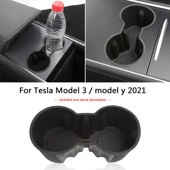 Auto Karika Omanik Tesla Mudel 3 Mudel Y 2021 Tarvikud TPE Center Console topsihoidja Auto Tarvikud