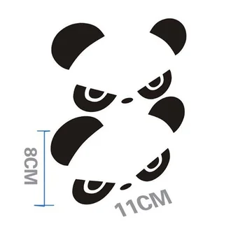 Auto Küljel Peegel Kleebised Naljakas Populaarne Lahe, Armas, Naljakas Mood Panda Auto Kleebised moedisain Rearview Kaunistamiseks 3D Kleebis