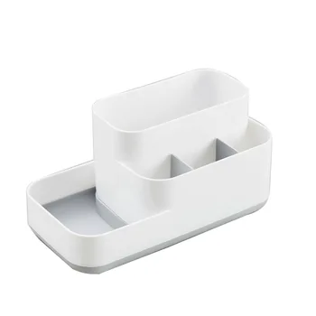 W&G lihtne uus toode loominguline ladustamise kasti plastikust eemaldatavad grid korraldada kosmeetika desktop riiul ladustamise kasti