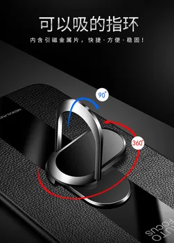 Eest OPPO Realme X2 Pro Juhul Luksus Pehmest Silikoonist Pleksiklaasist Koos Ringi Seista Magnet tagakaas puhul realme x2pro realmex2 pro