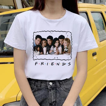 Naiste T-särgid, Topid Femme Riided Naiste T-särk Harajuku Suvel 90s Tshirt Streetwear T-särgid Vanad Sõbrad Tv Show Tshirt