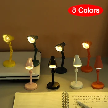 1tk Nukumaja Kõrge Reguleeritav Kääbus Lae Lamp LED Valgus Nukumaja Mööbel Mänguasi Valgustus Mänguasi Mini Lamp