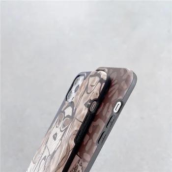 Iphone 12 12Pro Max ins Leopard trend tüdruk telefon Case for iphone 11 11Pro SE2020 7 8 Plus X-XR, XS Max Kaitsev kate