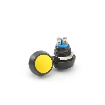1TK 12mm Värvi Metallist Nupp Lüliti Nupp LED-Ise-reset Veekindel Mini Sisse-Välja Lüliti Nupule 12V Valgus