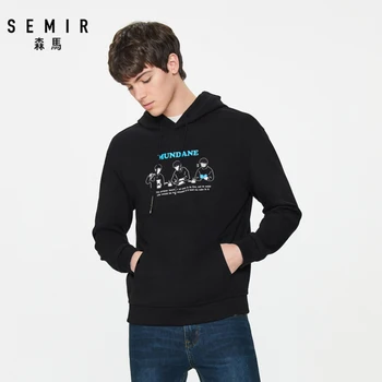SEMIR Sweatershirt meeste kevad 2020. aasta uus mood kapuutsiga pullover õpilase isiksuse trükitud vabaaja hupparit mees rõivad