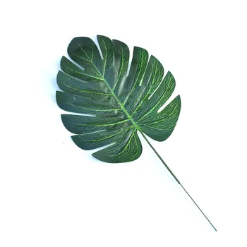 Üks Töö monstera kunstlik taimed plastikust tropical palm tree lahkub kodust aia kaunistamiseks tarvikud Fotograafia Dekoratiivsed