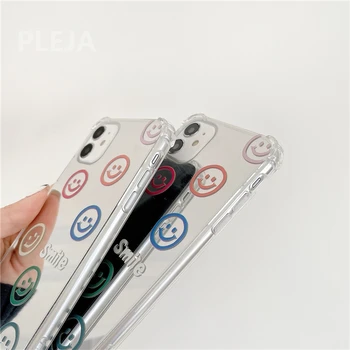 Mood Silver Kaardi Peegel Telefon Case For iPhone 11 12 Pro Max 7 8 plus X-XR, XS Max SE 2020 Selge Katta Armas Naeratus Muster Juhtudel