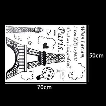 DIY Seina Kleebis Pariisi Eiffeli Torni Seina Kleebis Kleebised Home Decor PVC 20
