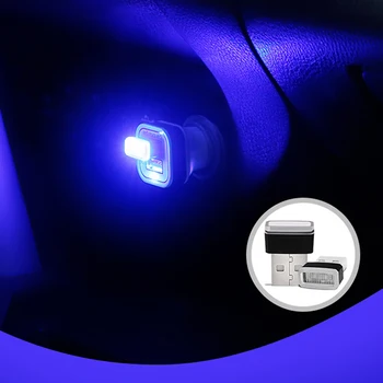 1tk Auto-Styling USB Atmosfääri LED Valgus Auto Tarvikud Subaru Metsnik Legacy Outback Impreza XV BRZ
