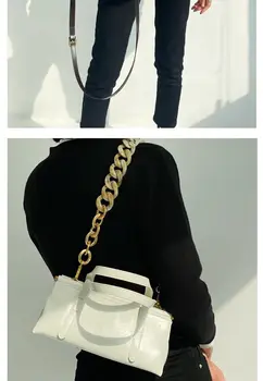 Uus korea ehtne nahk naiste kott õli, vaha fashion stiilne messenger käekott kaenla all kott