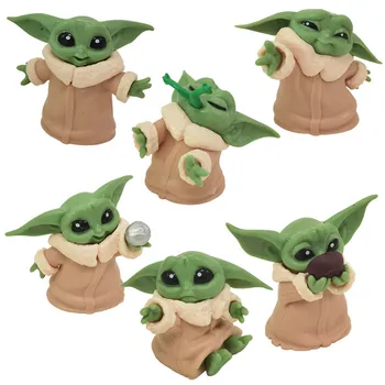 Brand New Baby Yoda Kogumise Tegevus Joonis Star Wars Kids Mänguasi 5 - 6 Cm Mini Mudel, Nukud, Mänguasjad, Laste Kingitus