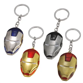 1tk Disney Avengers Iron Man Mask Võtmehoidjad Sulamist Ripats Kott Telefoni Võtmerõngast