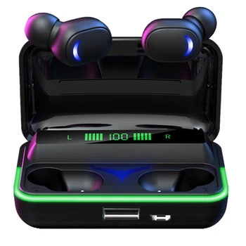 E10 TWS Gamer Headset Traadita Kõrvaklappide Väike Viivitus Bluetooth Kõrvaklapid HiFi Stereo Muusika Earbuds Mikrofoniga Power Bank