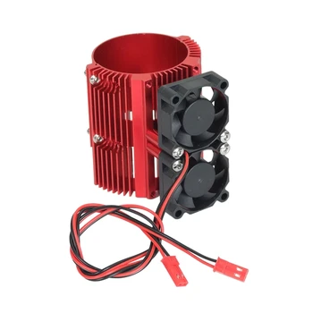 1/8 Topelt Ventilaatori Mootori Jahutus Radiaatori E-REVO 41-43mm 1/10 RC Auto Heatsink B36E