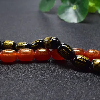 Naturaalne must punane avärav helmed südame sutra jade helmed käevõrud DIY beads jade kingitus tõelisele featured jade käevõru 10tk/palju