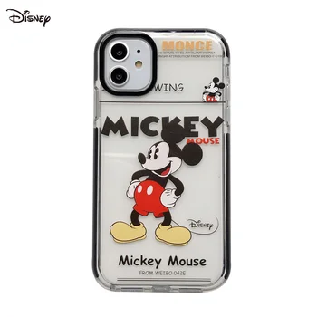 DISNEY 2021 Minnie Silikoonist Case for IPhone 11 Pro Xs Max iPhone SE 2020 6 6S 7 8 Plus Ametlik Vedel Räni 360 Täielik Kate