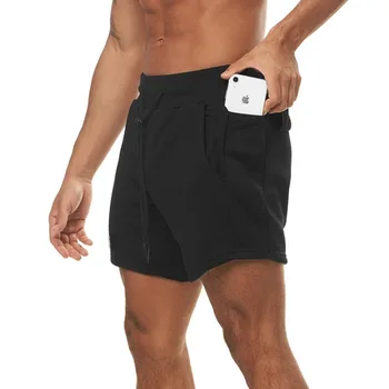 Uus Mees Jõusaal Kulturismis Spordirõivad Meeste spordi viie punkti pikad Püksid (solid color väljas fitness sörkimine Vabaaja püksid